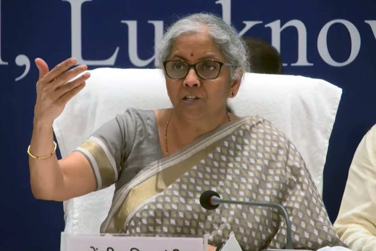 Finance Minister Nirmala Sitharaman GST