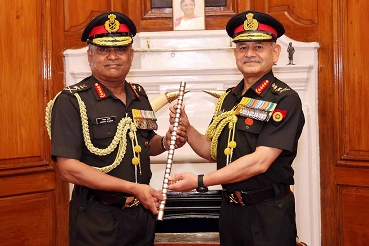 General Upendra Dwivedi New Army Chief takes charge from General Manoj Pande.