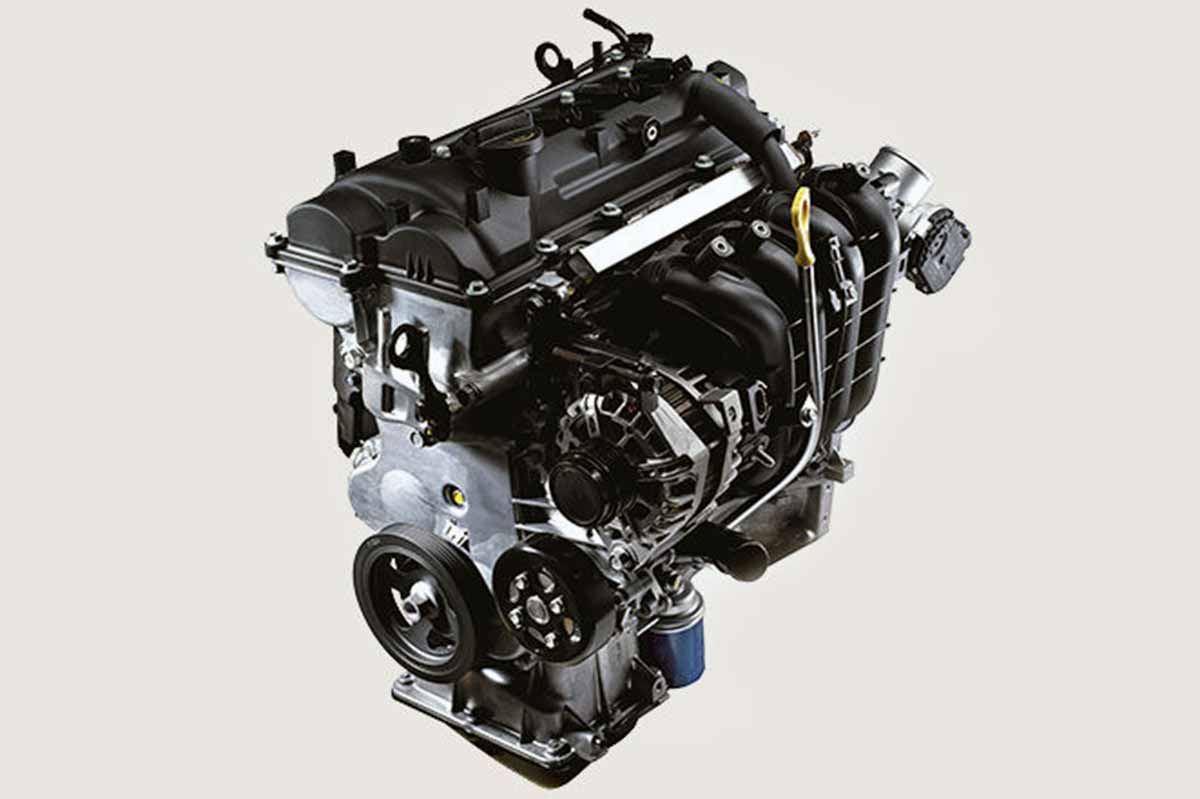 Hyndai CNG 1.2 litre bifuel engine.