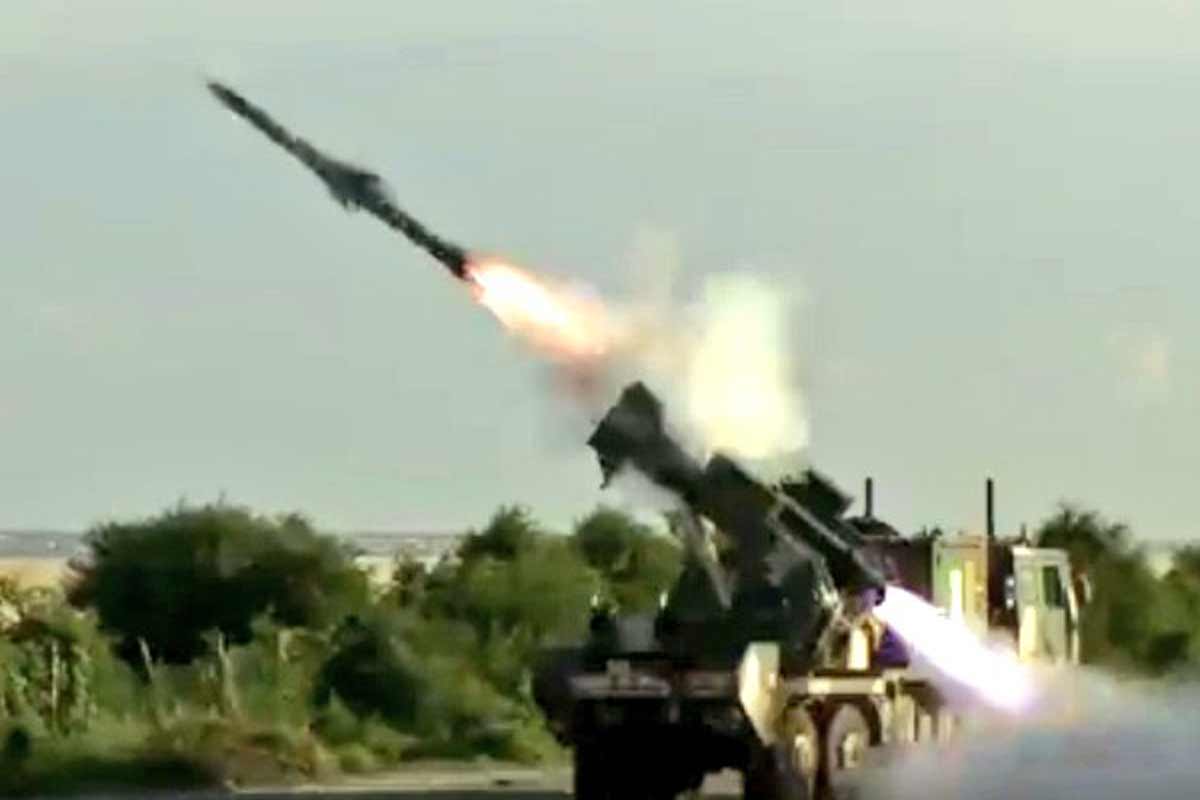 Indian Army DRDO QRSAM Missile Test